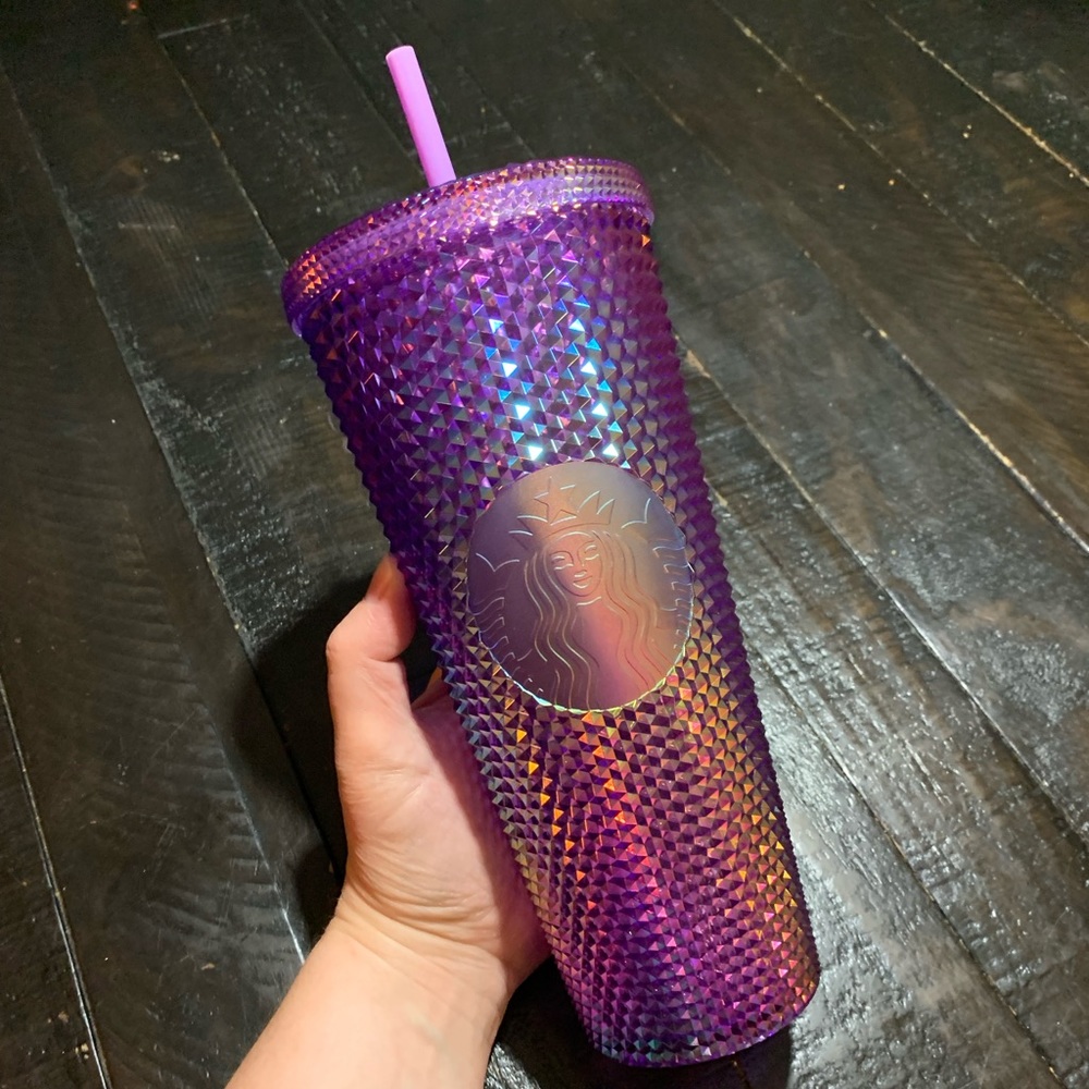 Starbucks Purple Studded Oilslick US 2022 Summer Release Venti NWT